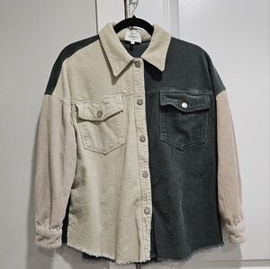 Bohme Corduroy Colorblock Shirt